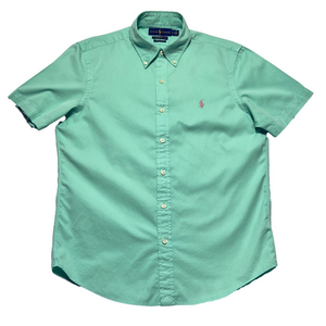 Ralph Lauren Shirt Mens SP Classic Fit Featherweight Twill RL Untucked Excellent